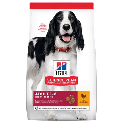 Hill's Science Plan Adult 1-6 Medium poulet pour chien