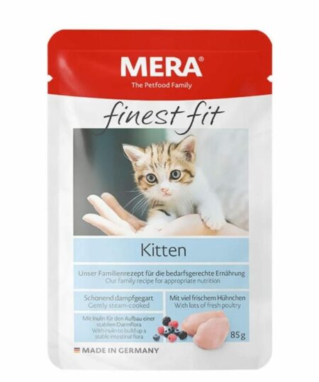 Mera fitness Fit pochon kitten 85g catégorie (pâtée chat)